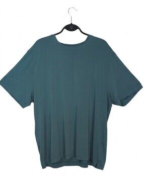 Old Navy Active Mens Teal Green Short Sleeve Crewneck Tshirt XXXL 4 Way Stretch